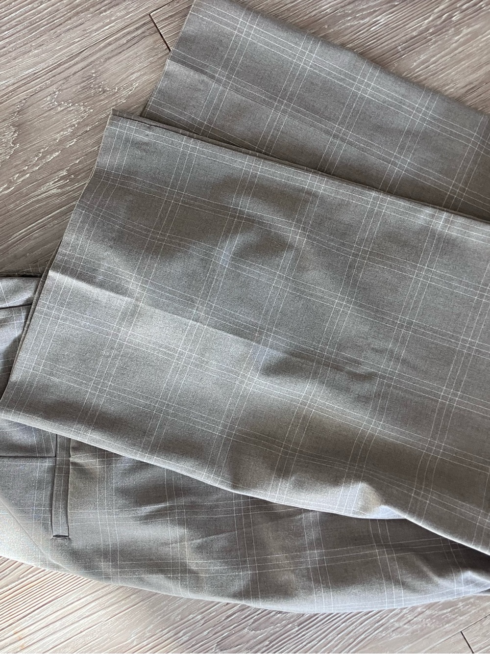 Gray trouser , Plaid Dress Work Pant - Picture 2 of 3